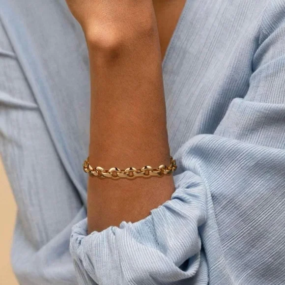 LOYATA 14KT Plated Chain Bracelet - Picture 2 of 4